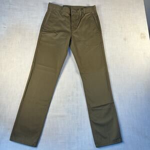 Levi's Regular Tapered Fit Khaki Brown/green Cotton Pants Men's Sz 30x32 (31.5”)